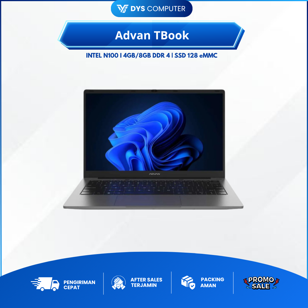 Advan TBook Intel N100 4Gb/8GB 128Gb 14" FHD TN