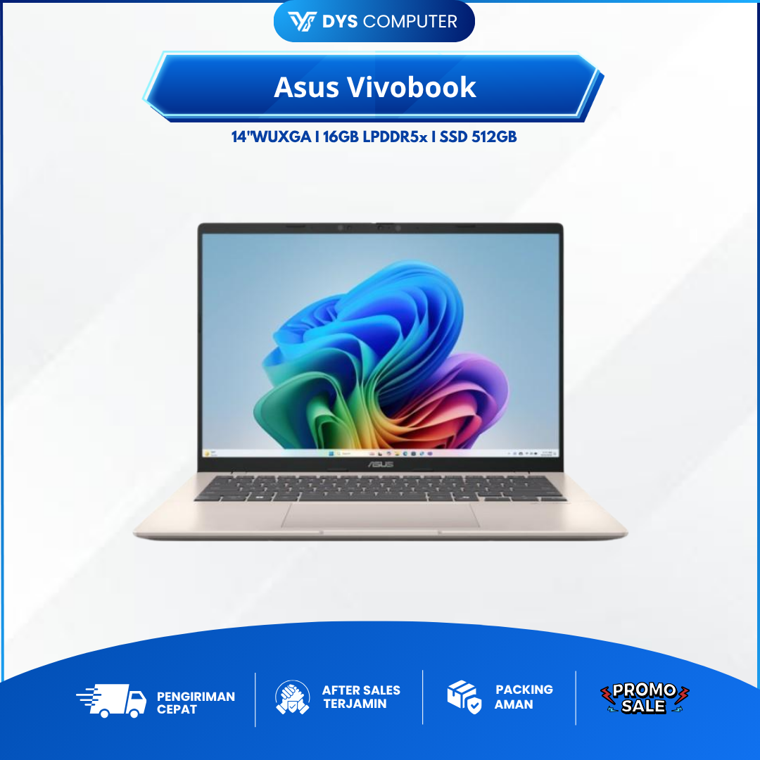 Asus Vivobook 14 A1407QA Snapdragon X X1 26100 16Gb 512Gb 14" WUXGA IPS