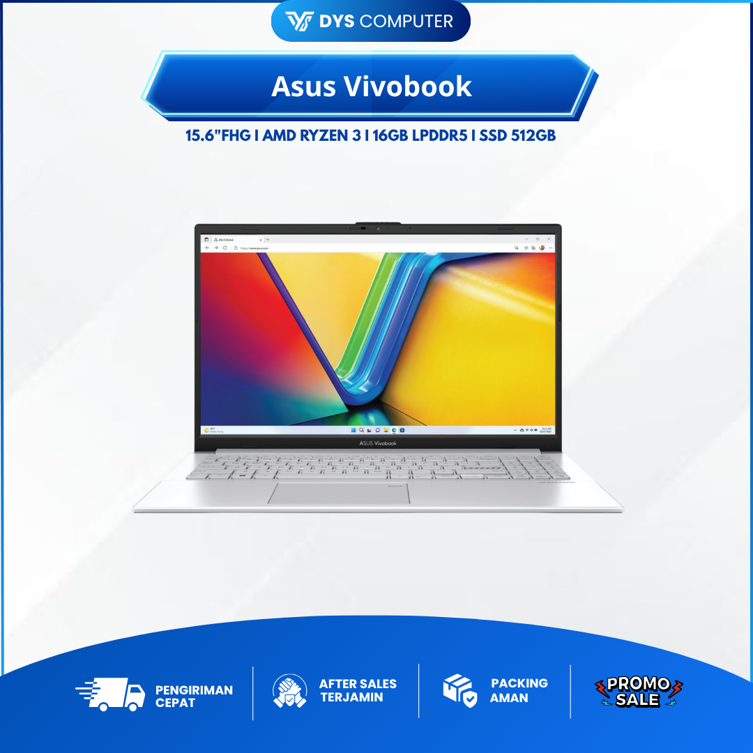 Asus Vivobook Go 15 E1504FA Ryzen 3 7320U 16Gb 512Gb 15.6" FHD IPS