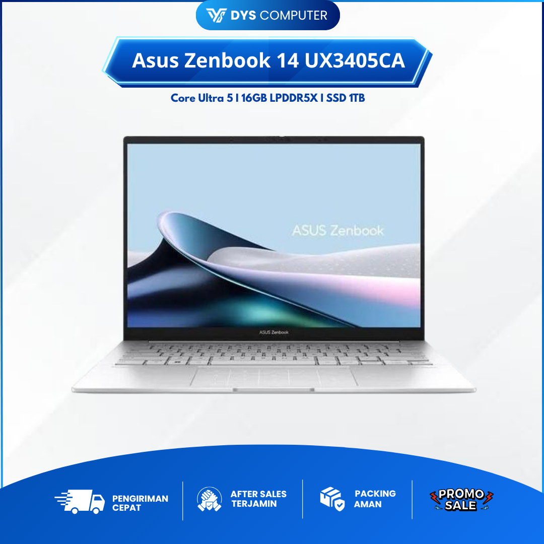 Asus Zenbook 14 UX3405CA Ultra 5 225H 16Gb 1Tb 14" 2K OLED Touch 60Hz