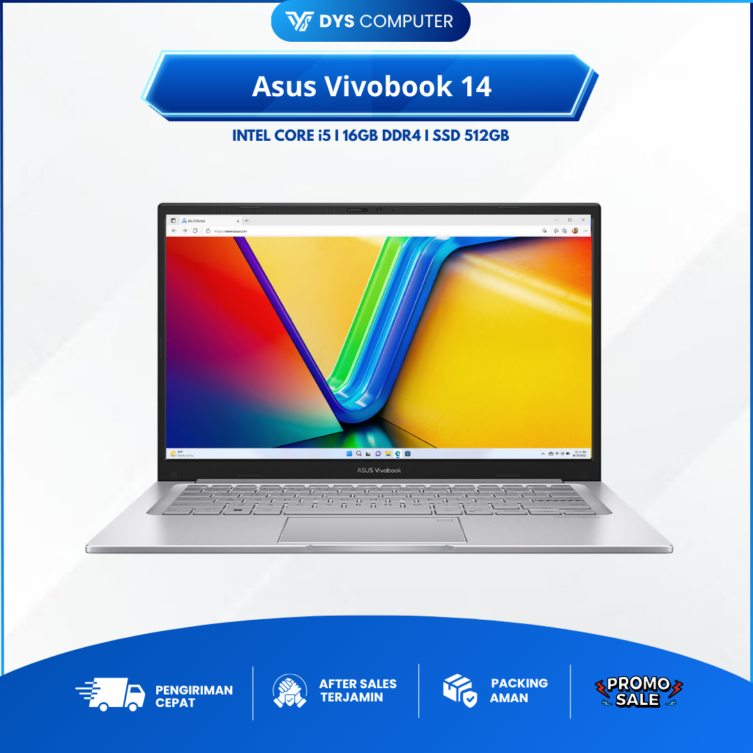 Asus Vivobook 14 A1404ZA i5 1235U 16GB 512GB 14" FHD IPS
