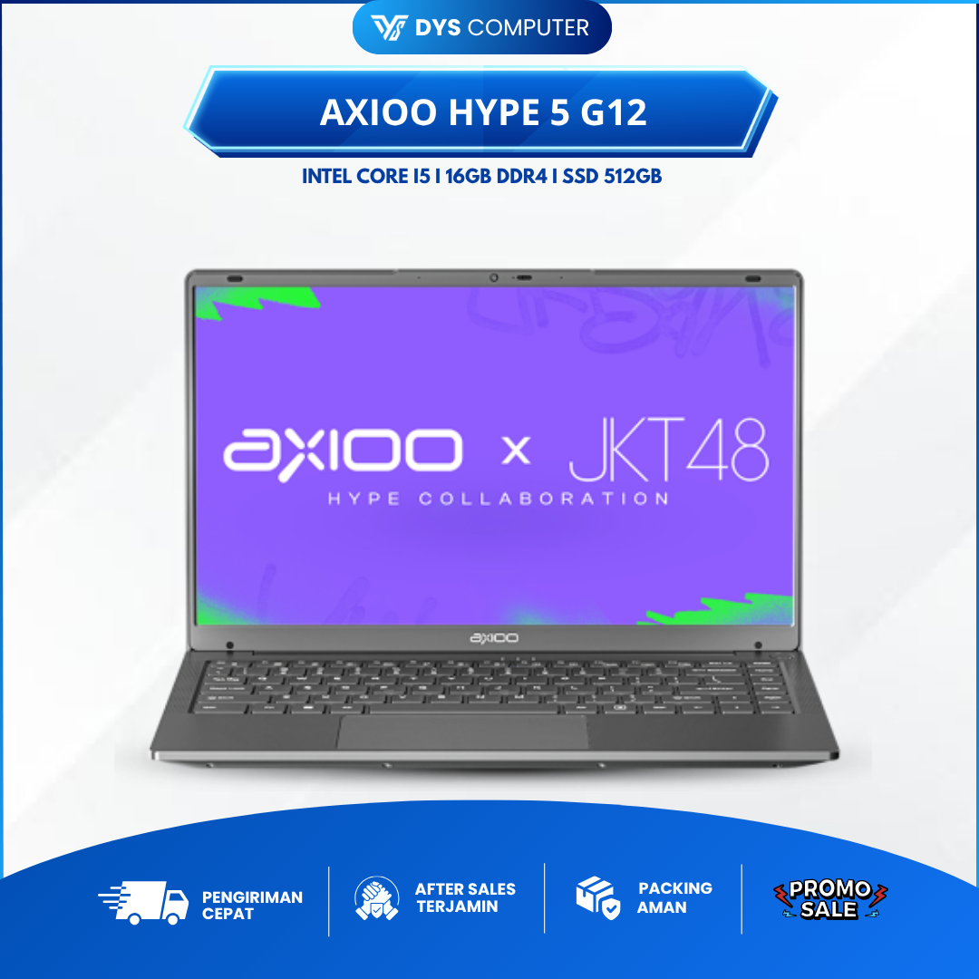 Axioo Hype 5 G12 i5 1235U 16Gb 512Gb 14" FHD IPS 