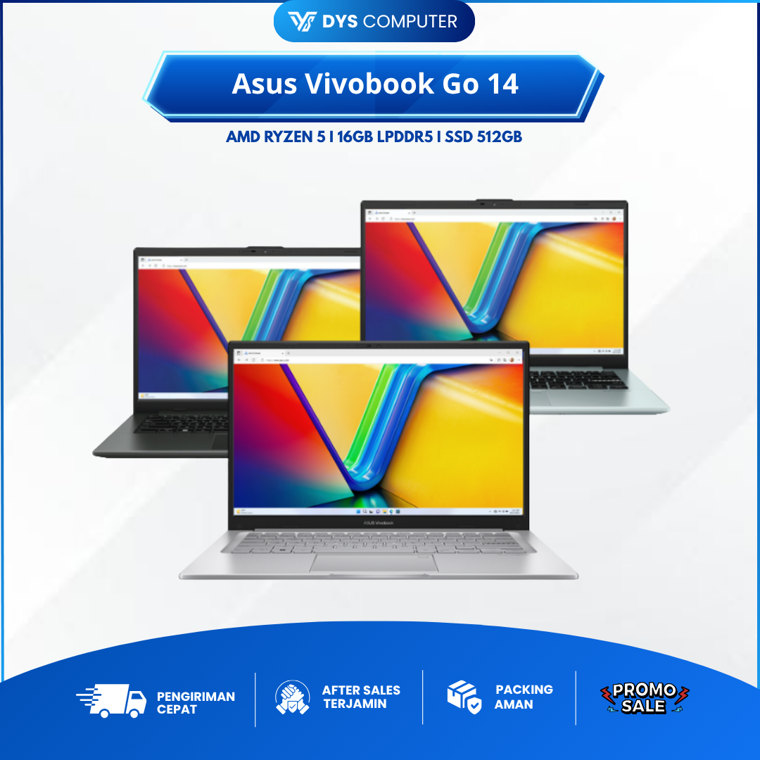Asus Vivobook Go 14 E1404FA Ryzen 5 7520U 16Gb 512Gb 14 FHD