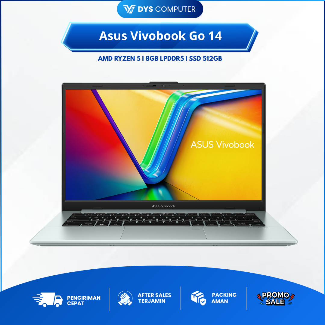 Asus Vivobook Go 14 E1404FA Ryzen 5 7520U 8Gb 512Gb 14" FHD IPS