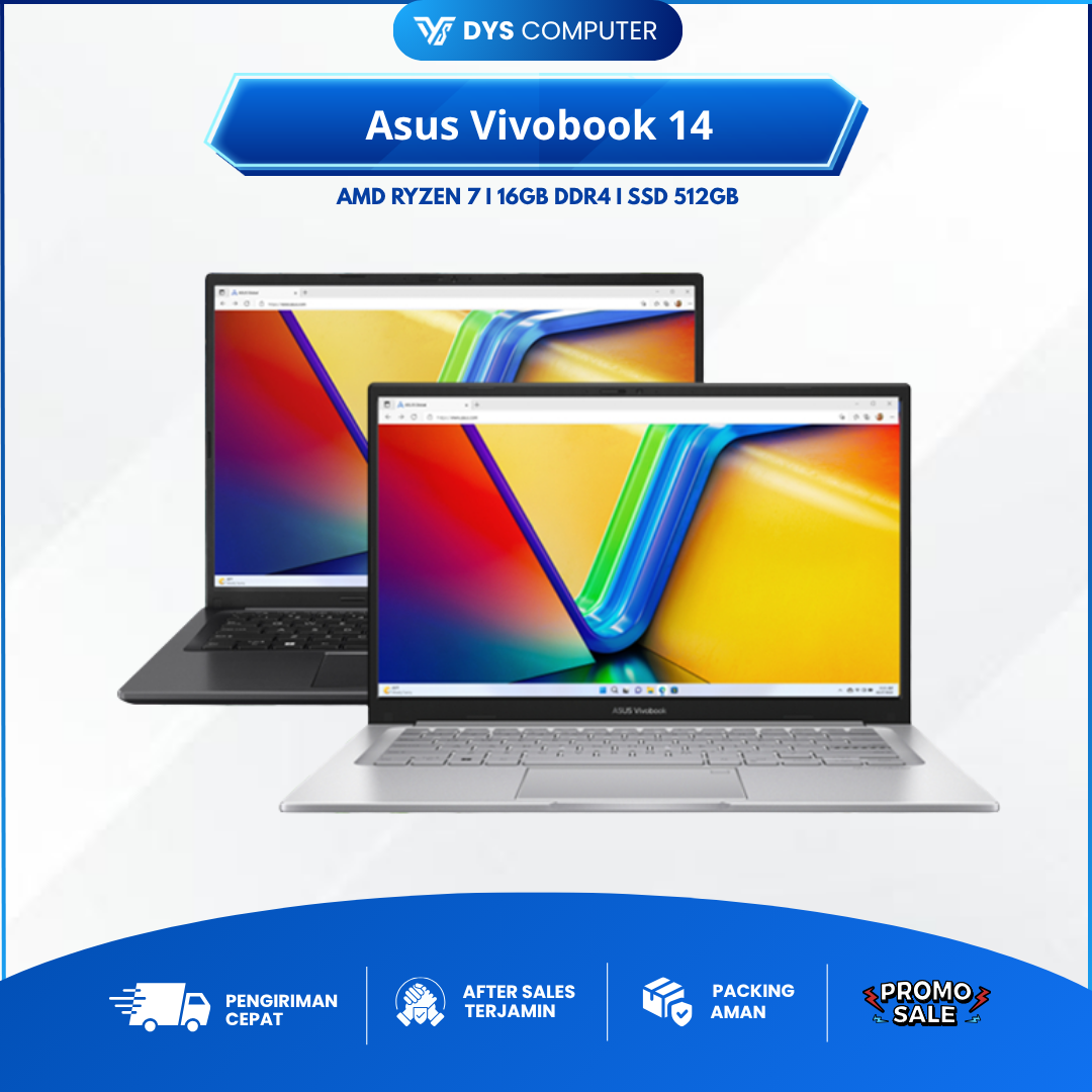 Asus Vivobook 14 M1405YA Ryzen 7 7730U 16Gb 512Gb 14" WUXGA IPS