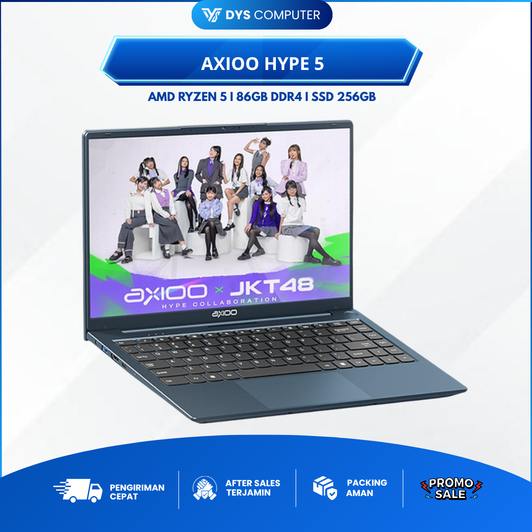 Axioo Hype 5 AMD X3 Ryzen 5 3500 8Gb 256Gb DOS 14" FHD IPS