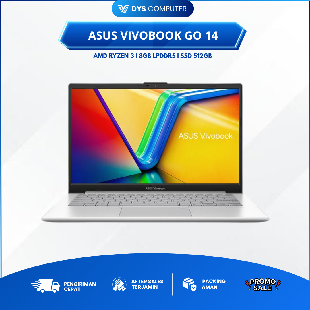 ASUS VIVOBOOK GO 14 E1404FA R3 7320 8GB 512GB 14.0FHD