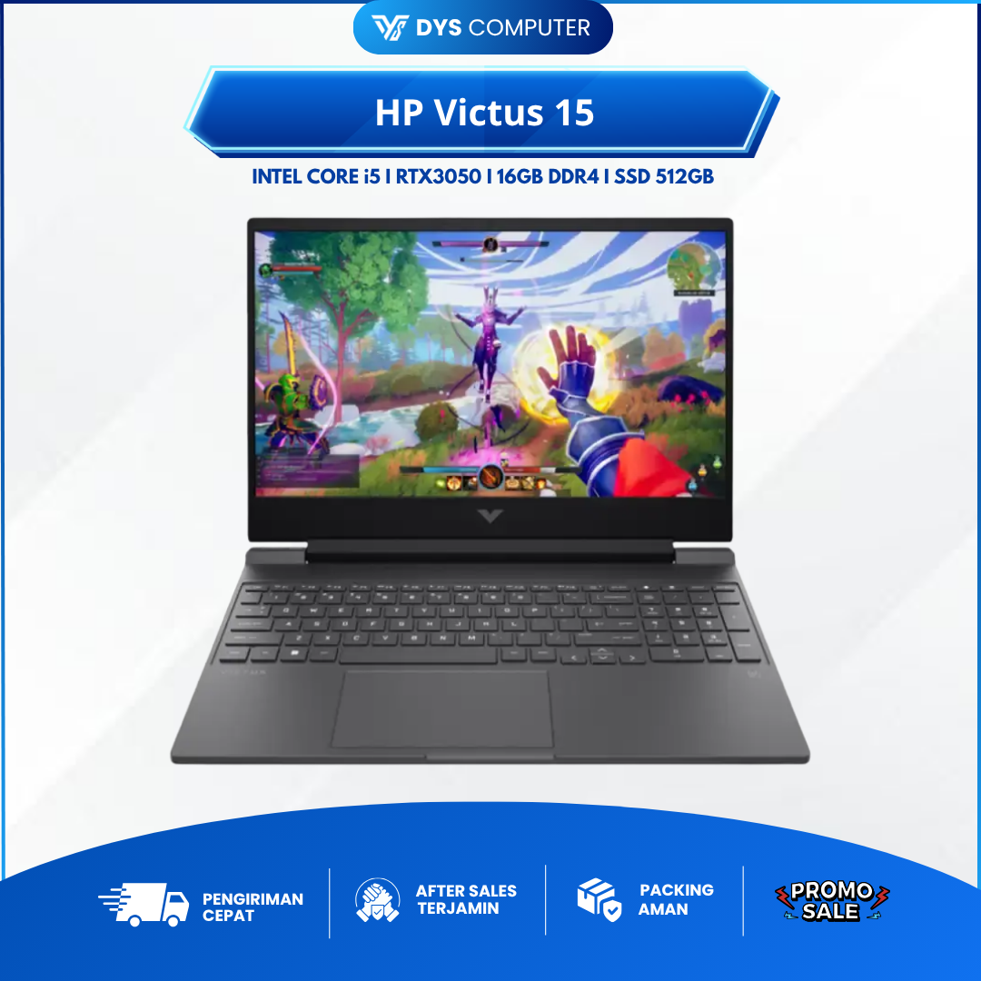 HP Victus 15 i5 13420H RTX3050 16Gb 512Gb 15.6" FHD IPS 144Hz 