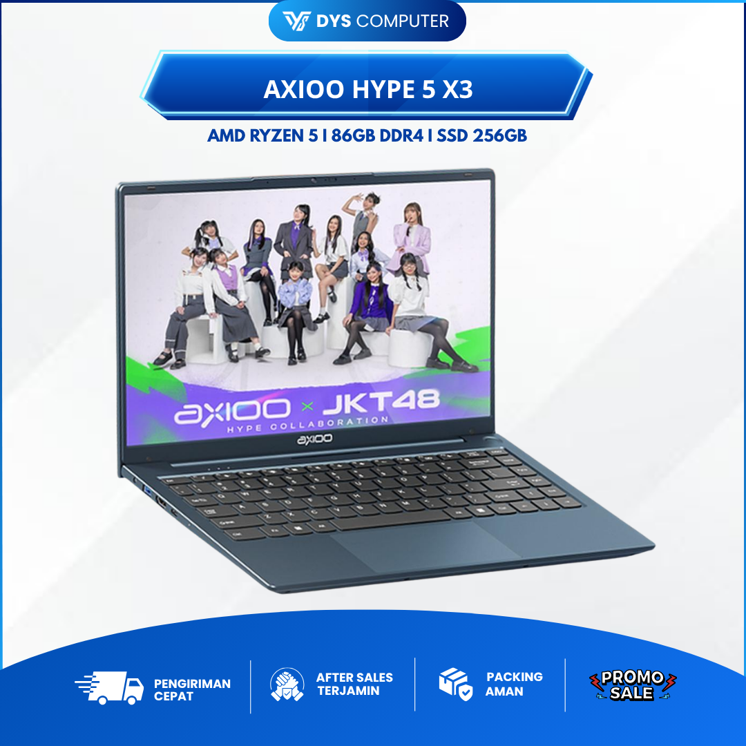 Axioo Hype 5 AMD X3 Ryzen 5 3500 8Gb 256Gb W11 14." FHD IPS 