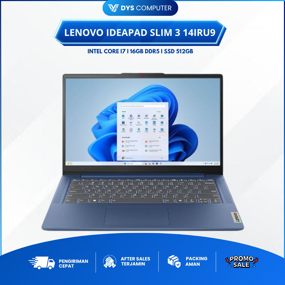 Lenovo Ideapad Slim 3 14IRU9 Core 7 150U 16Gb 512Gb 14" FHD IPS