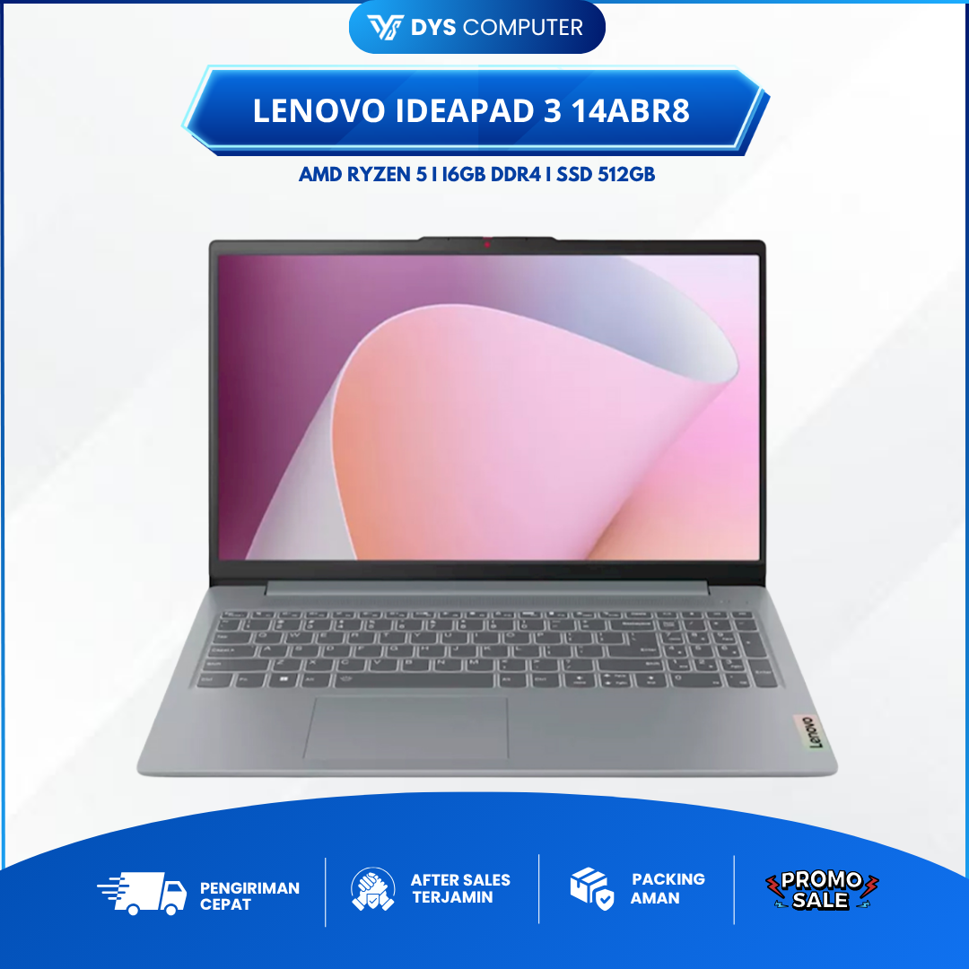 Lenovo Ideapad Slim 3 14ABR8 Ryzen 5 7530U 16Gb 512Gb 14" FHD