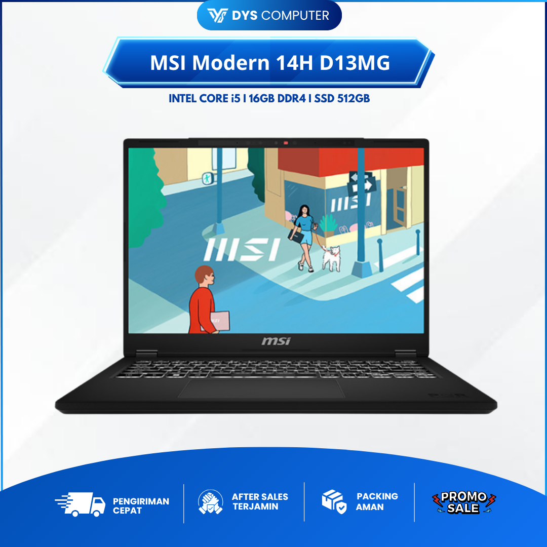 MSI Modern 14H D13MG i5 13420H 16Gb 512Gb 14" FHD IPS
