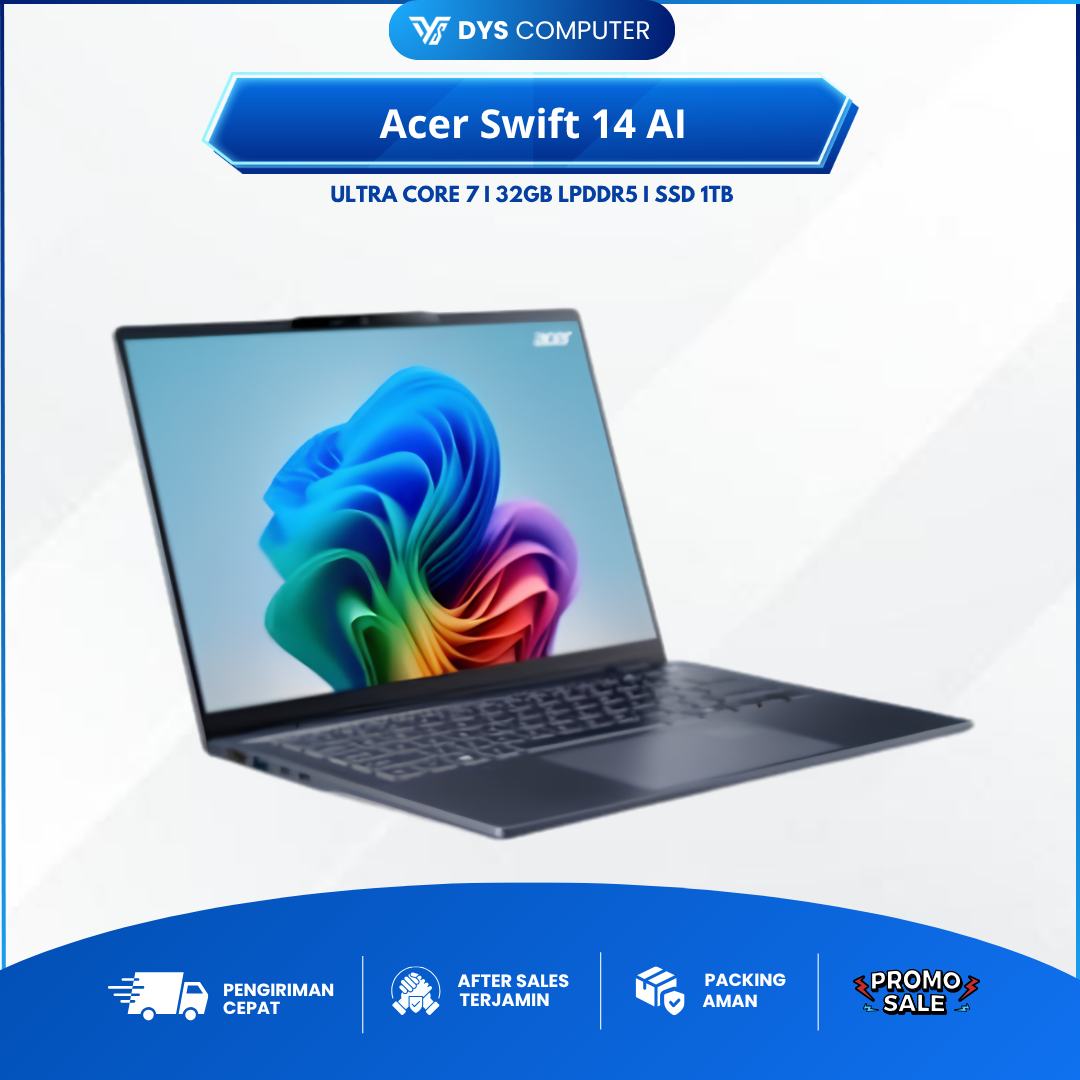 Acer Swift 14 AI SF14-51 Ultra 7 258V 32GB 1TB 14" WUXGA OLED 90Hz