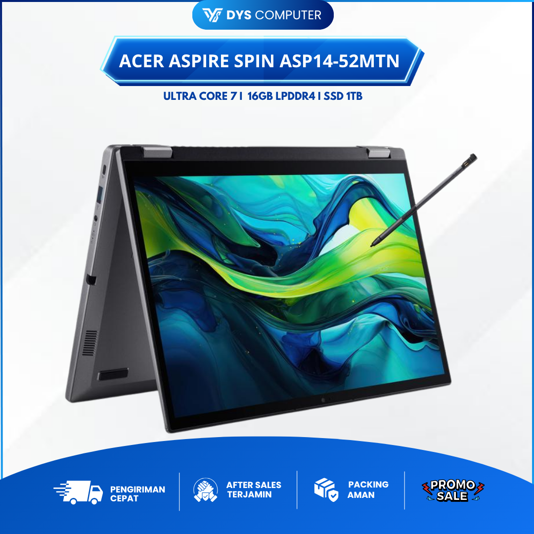 Acer Aspire Spin ASP14-52MTN Ultra 7 155U 16Gb 1Tb 14" WUXGA TOUCH IPS