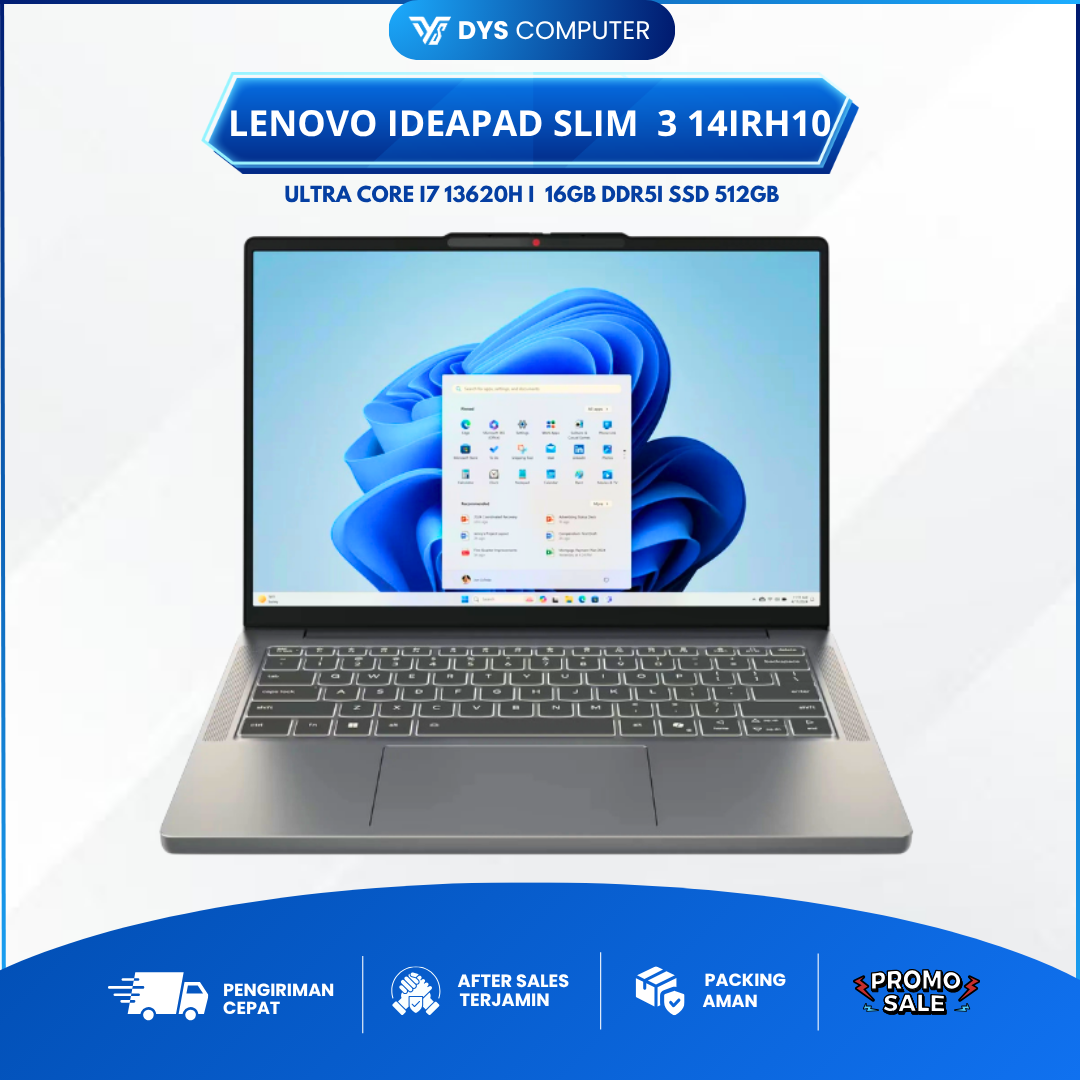Lenovo Ideapad Slim 3 14IRH10 i7 13620H 16Gb 512Gb 14" WUXGA IPS