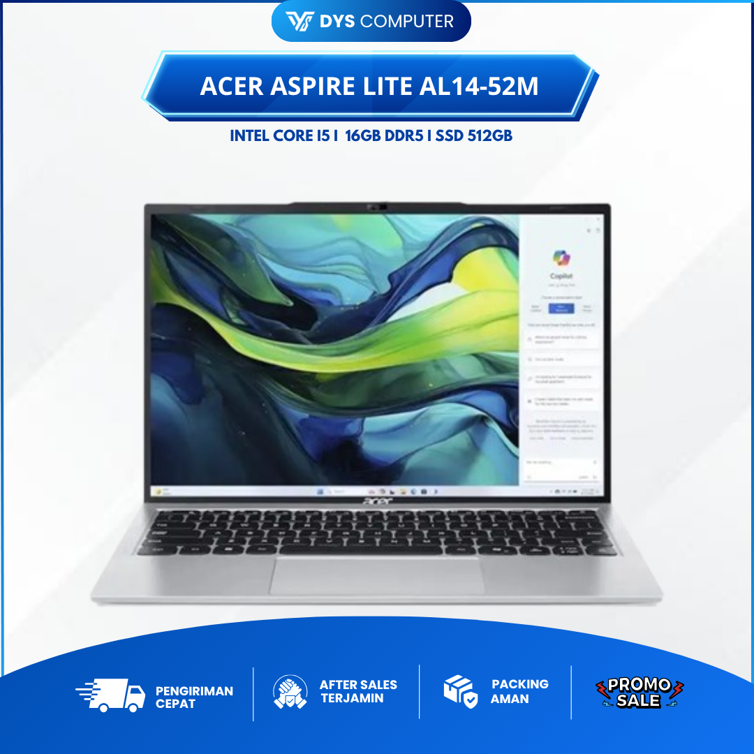 Acer Aspire Lite 14 AL14-52M i5 1334U 16Gb 512Gb 14" WUXGA IPS