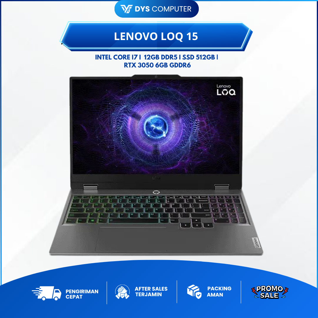 Lenovo LOQ 15 I7 13650HX RTX3050 12Gb 512Gb 15.6FHD 144Hz 100SRGB