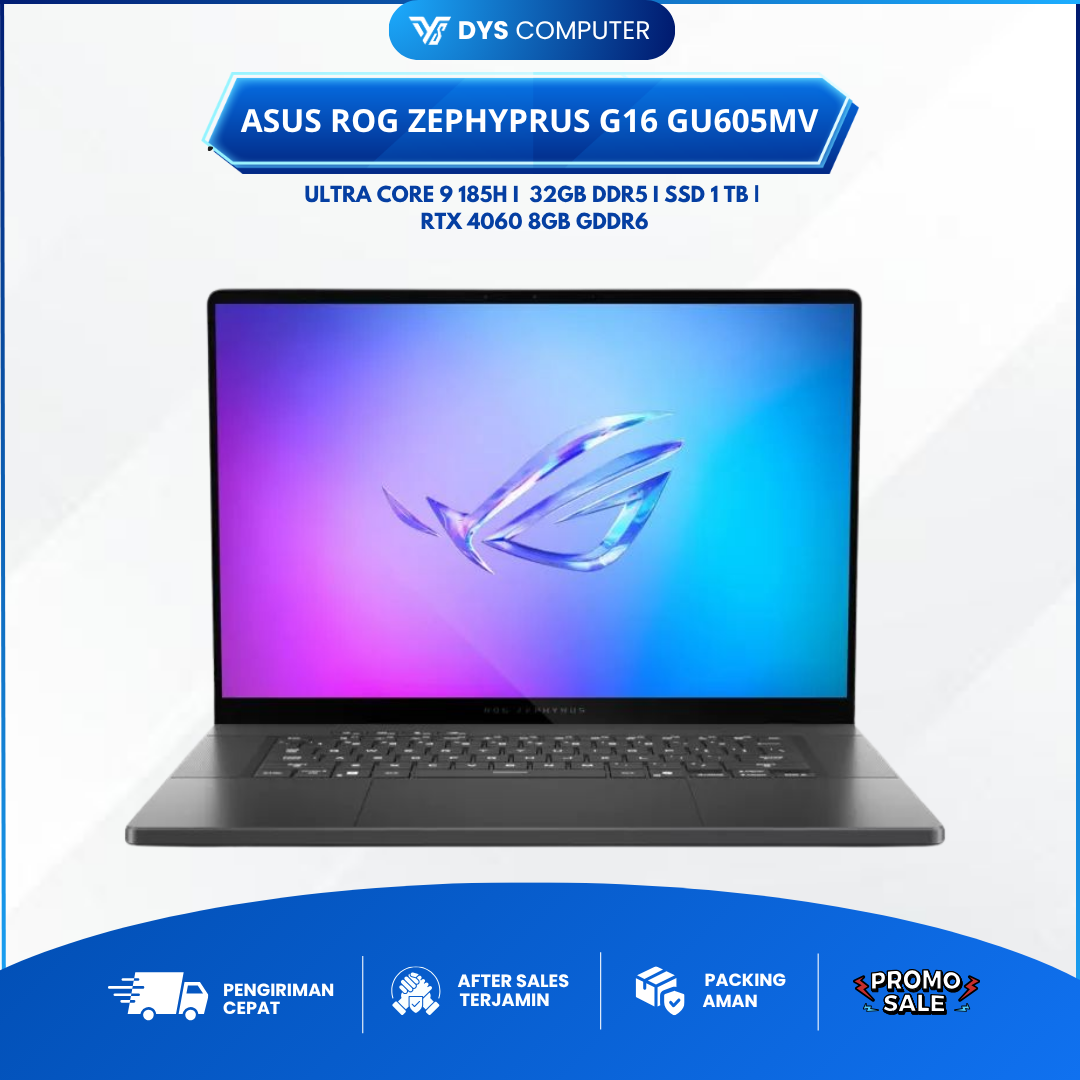 Asus ROG Zephyrus G16 GU605MV Core Ultra 9 185H RTX4060 32Gb 1Tb 16" Nebula 2.5K OLED
