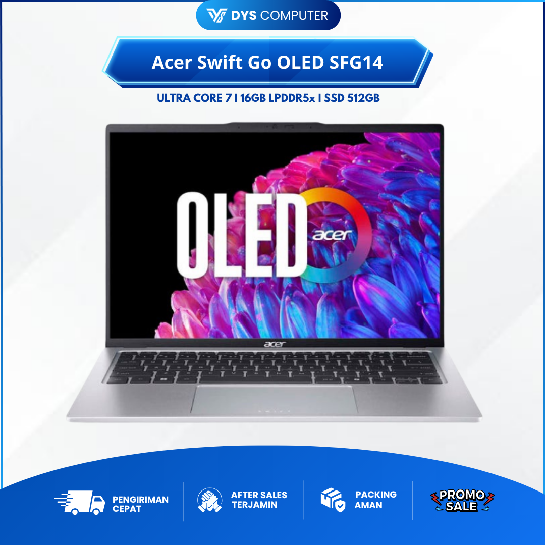 Acer Swift Go OLED SFG14 Ultra 7 155H 16Gb 512Gb 14.0 2.8K 90Hz EVO