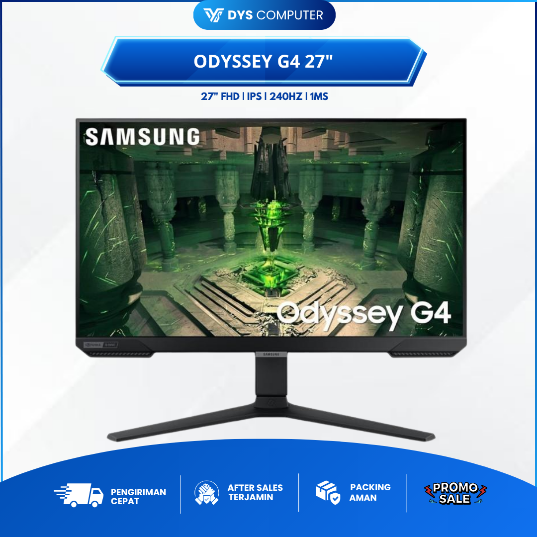 Monitor Samsung Odyssey G4 27" FHD IPS 240Hz 1ms GAMING MONITOR
