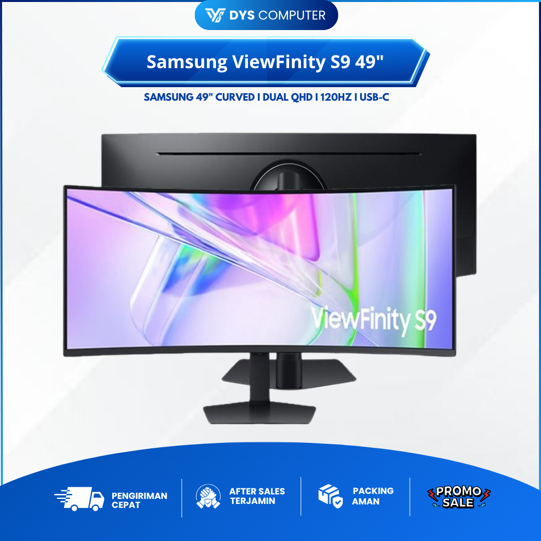Monitor Samsung ViewFinity S9 49" LS49C950UAEXXD S95 CURVED DUAL QHD