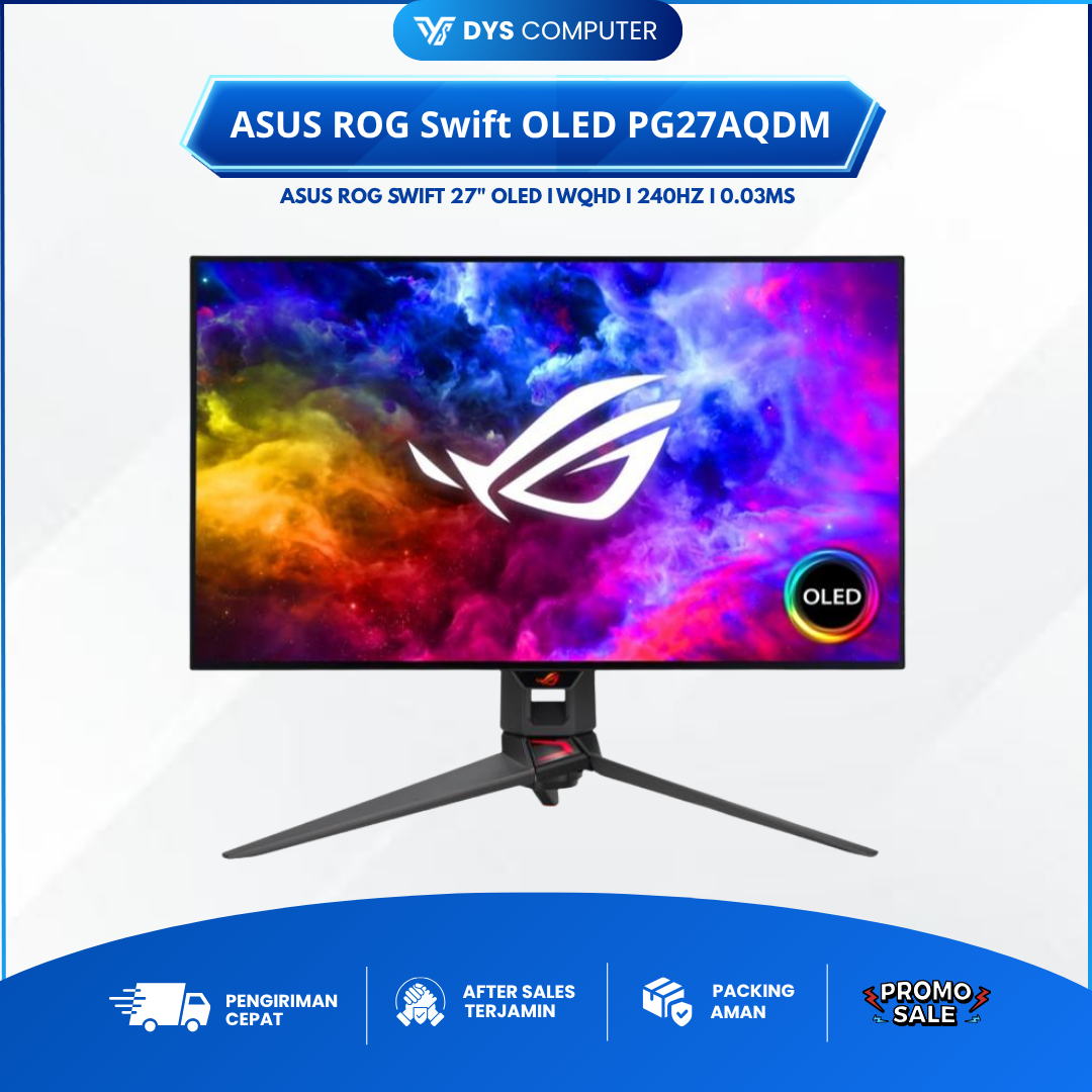 ASUS ROG Swift OLED PG27AQDM 27 inch WQHD IPS 240Hz 0.03ms