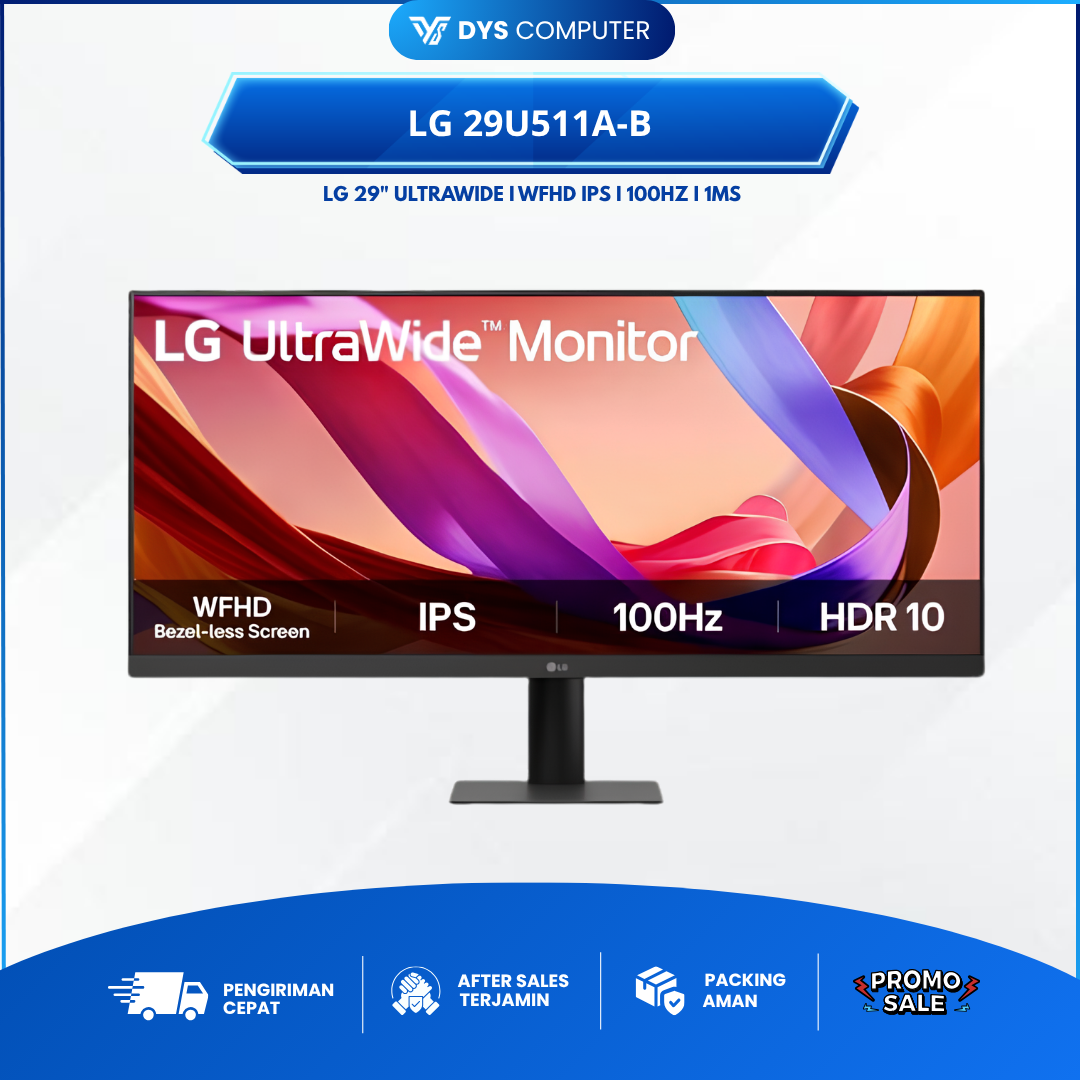 LG 29U511A-B Monitor LED 29" UltraWide WFHD IPS 100Hz 1ms 3-Side