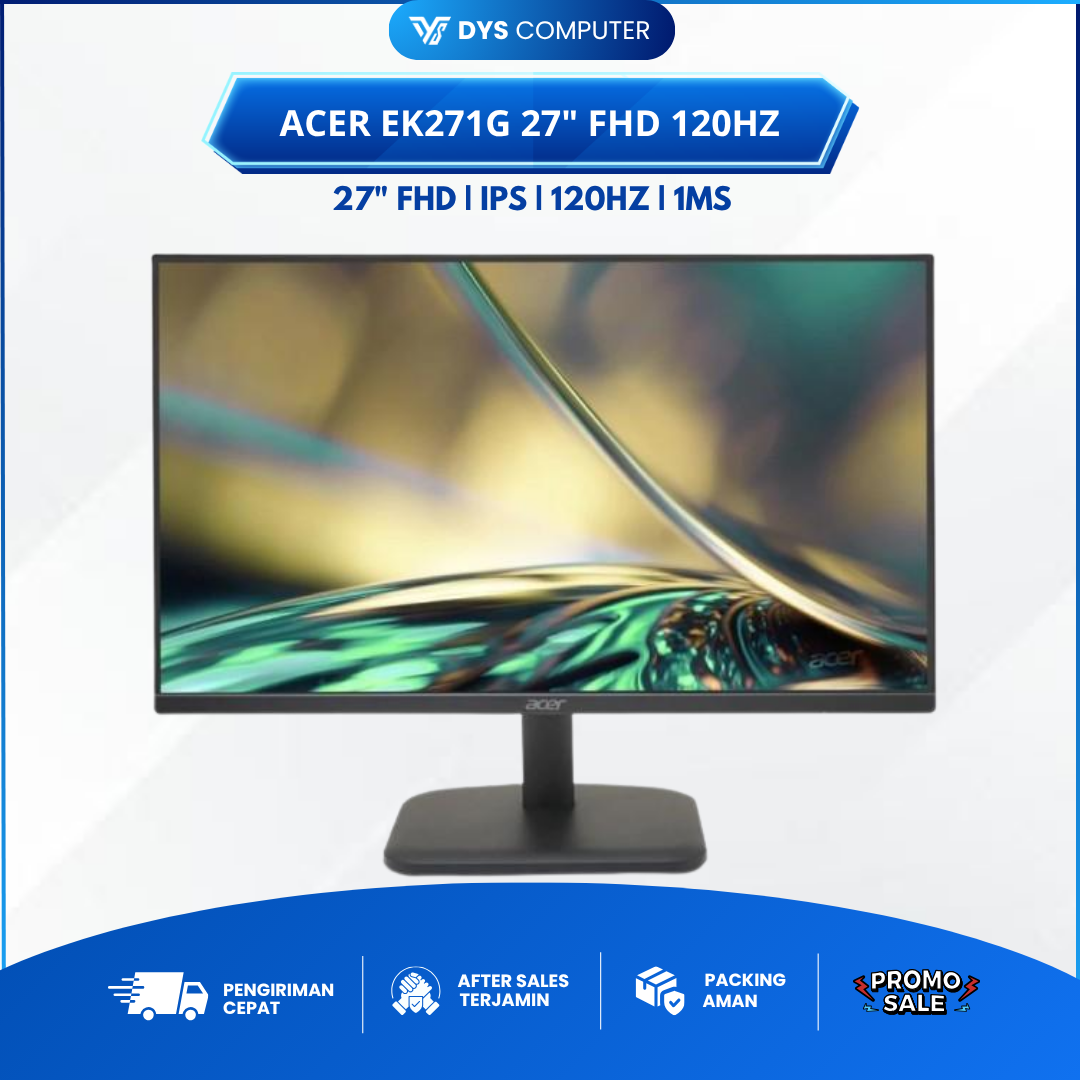 Acer EK271G 27'' FHD 120Hz Flat Monitor ( HDMI, VGA, 3 Yrs Wrty )