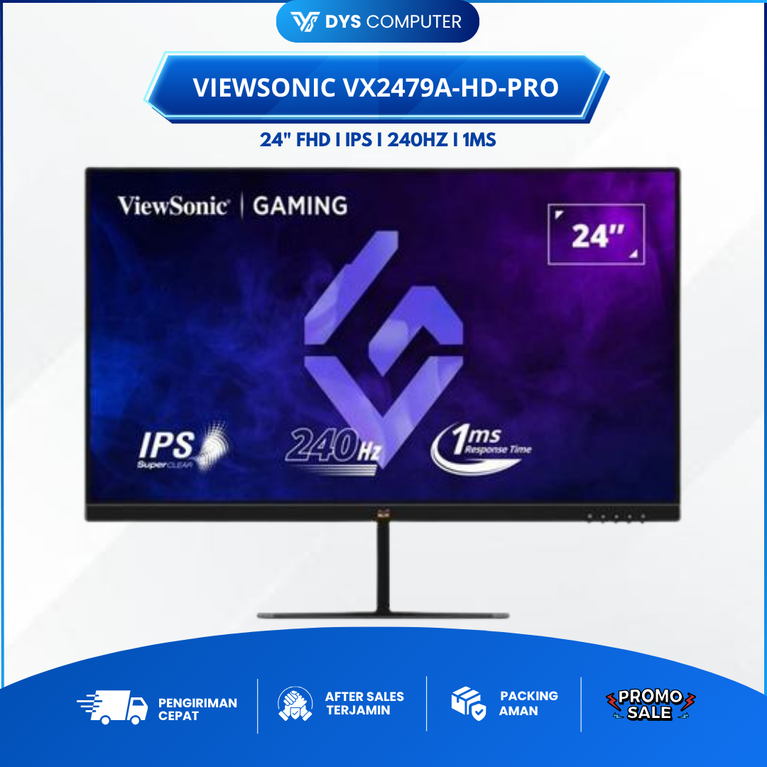 Monitor Gaming ViewSonic VX2479A-HD-PRO IPS FHD 240Hz 1ms