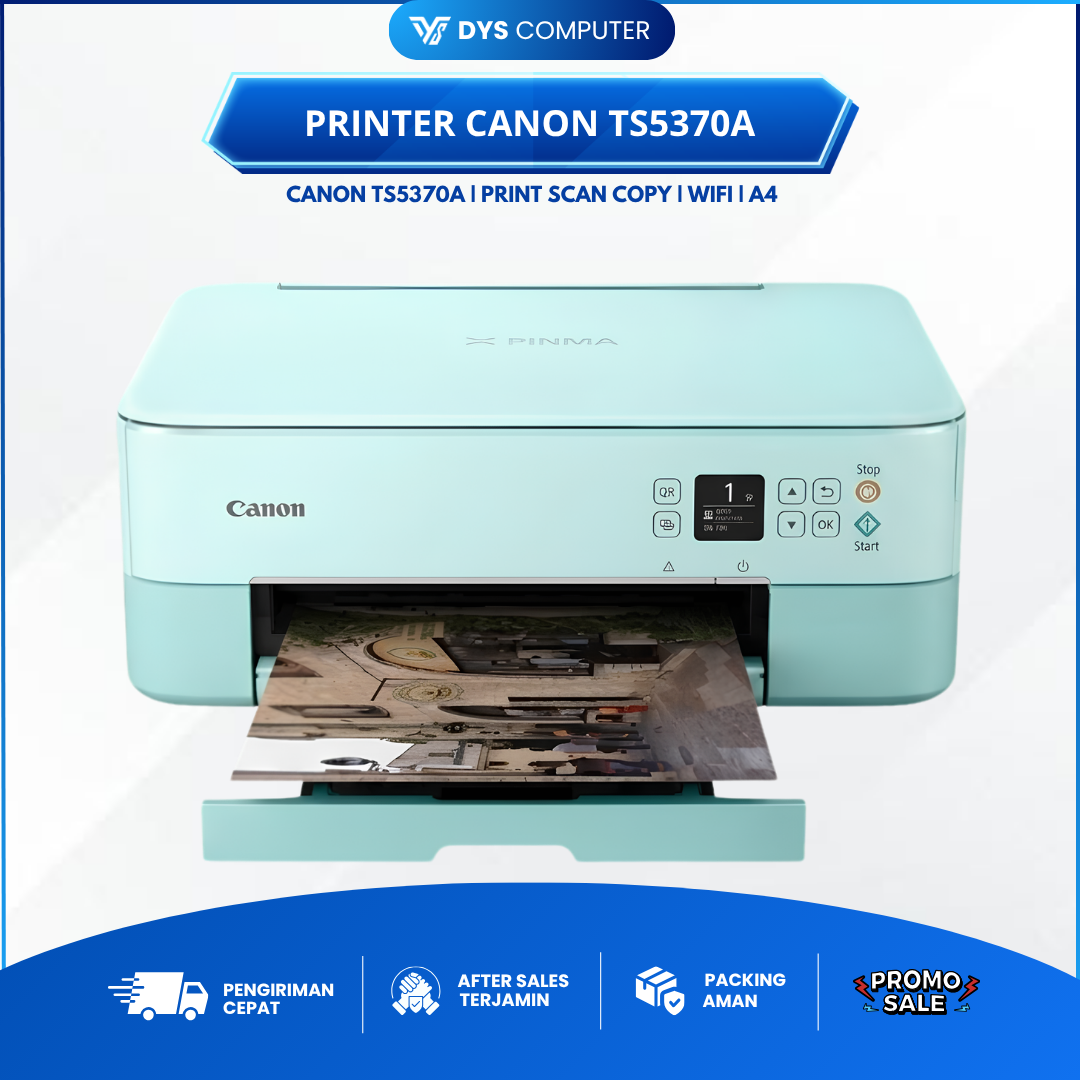 Printer Canon TS5370A Print Scan Copy Multifunction All In One