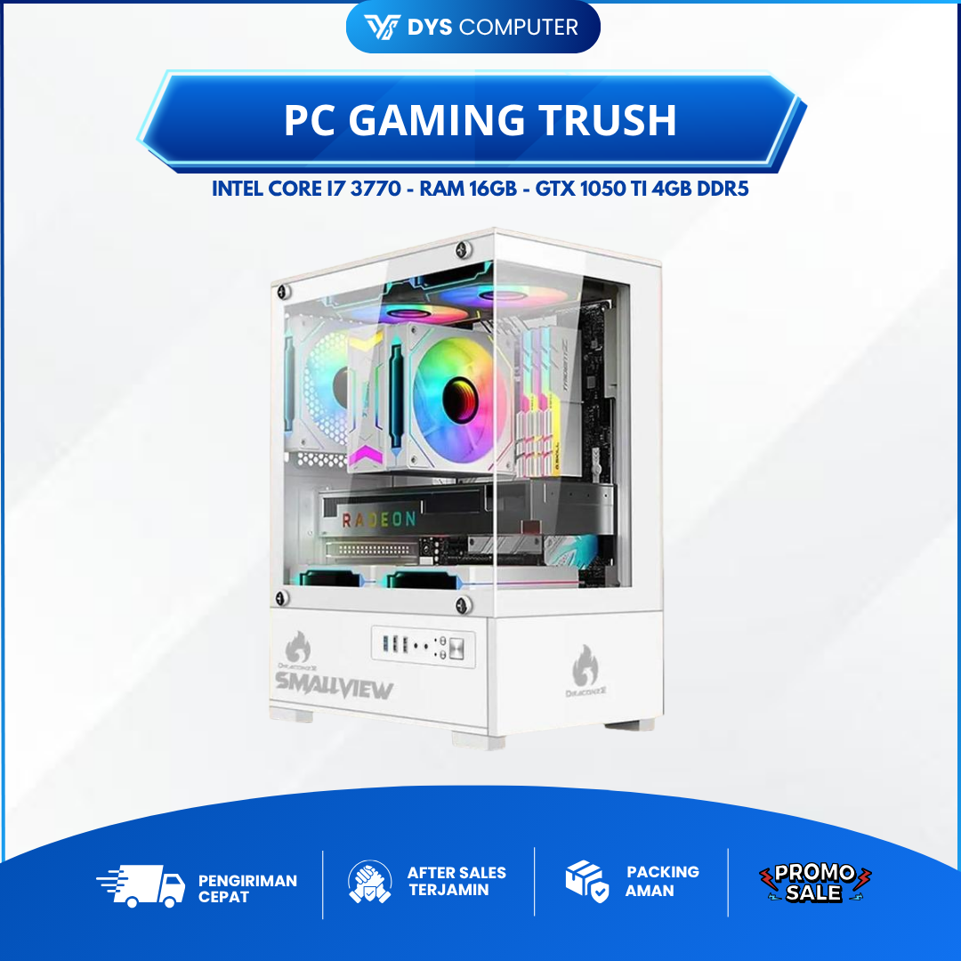 PC Gaming I7 4770 RAM 16GB X GTX 1050 TI 4GB GDDR5