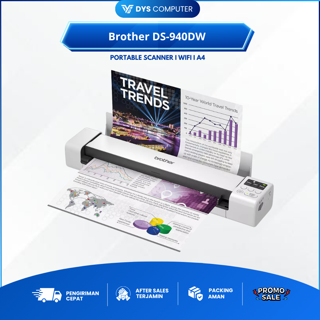 Scanner Brother DS 940DW DS-940DW Wifi A4