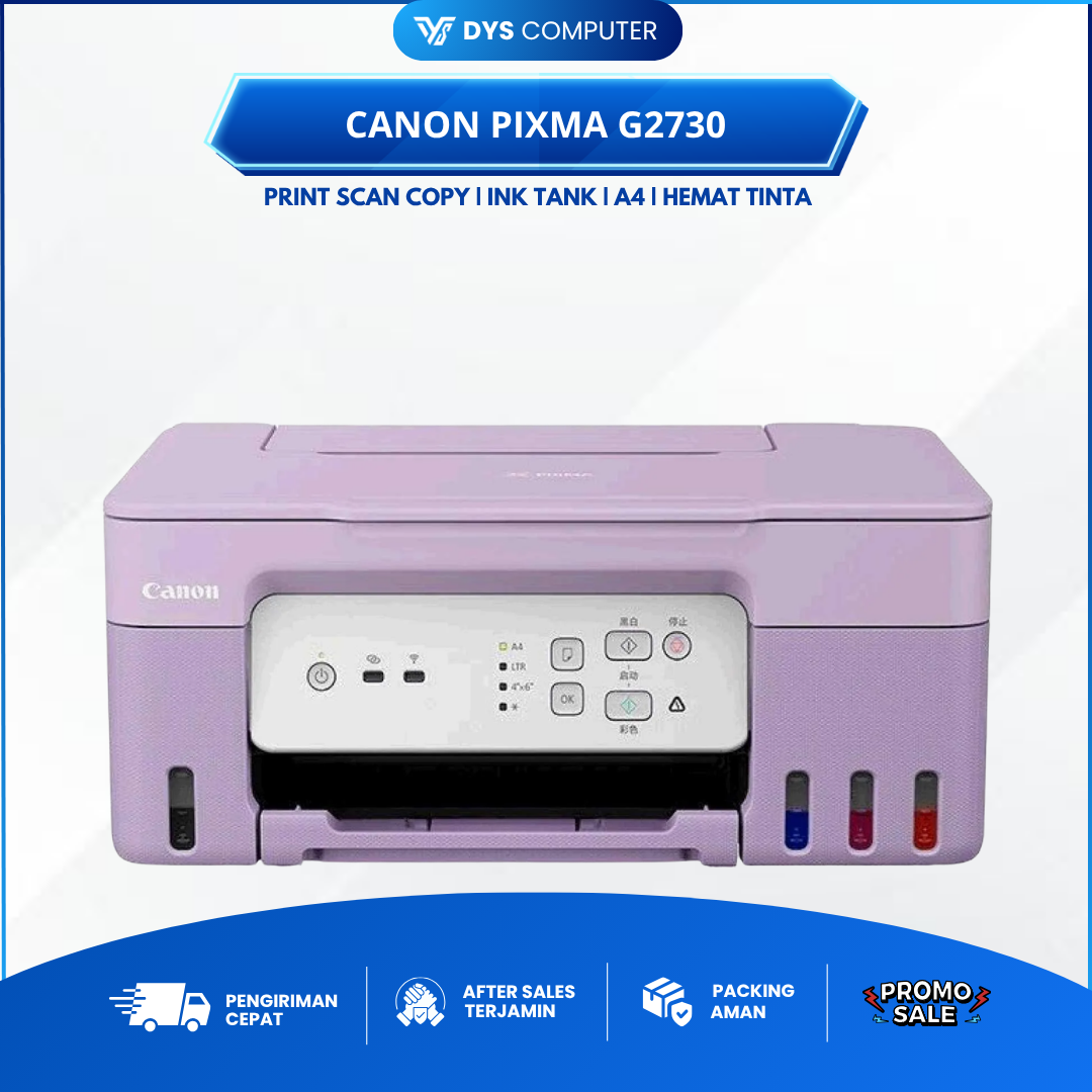 Printer Inkjet PIXMA Canon G2730 / G2010 Print Scan Copy All-In-One Multifungsi G2770 AIO A4 Bergaransi Original | Printer Canon G1010 A4 Color Print Only | Canon E470 All In One
