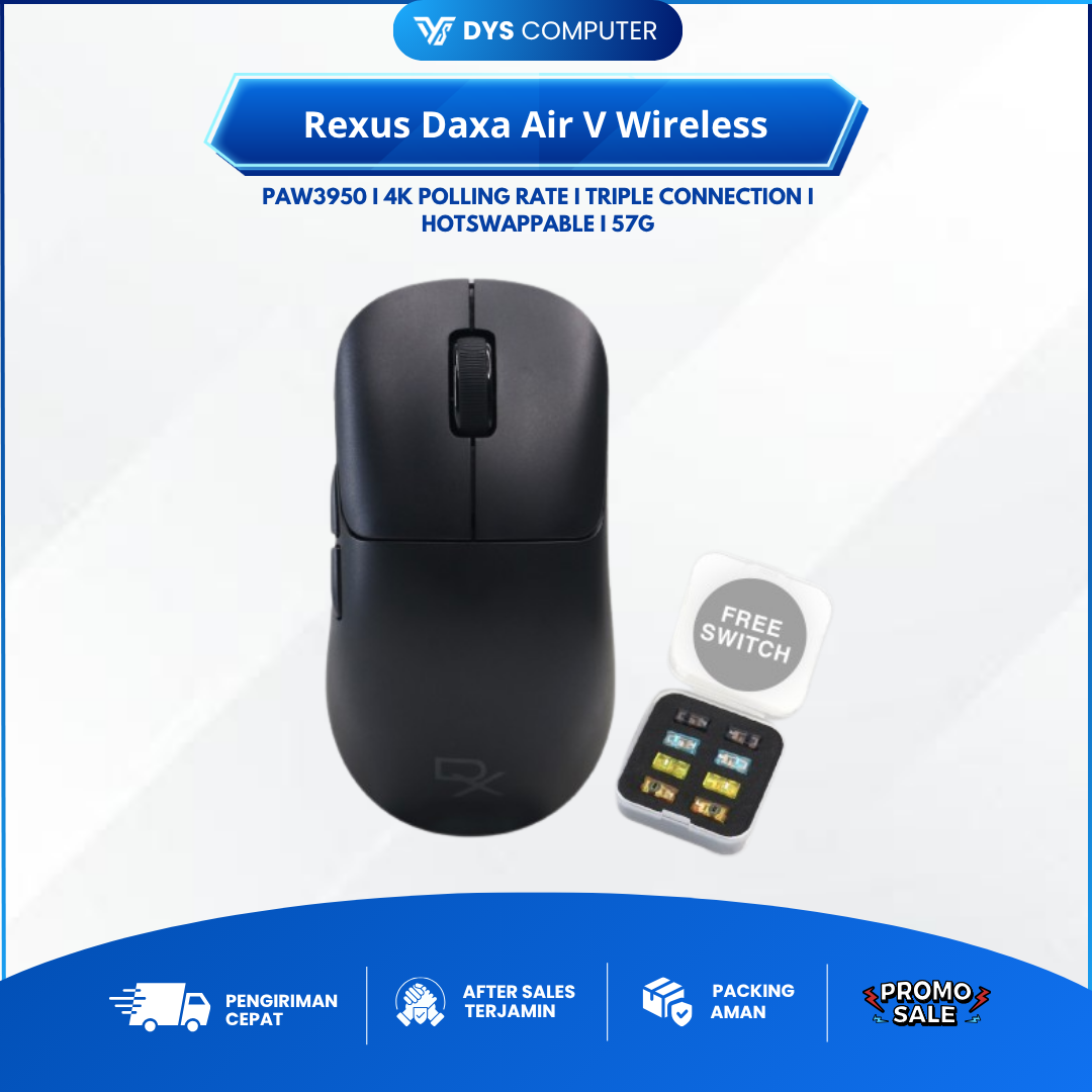 Rexus Daxa Air V Wireless Gaming Mouse