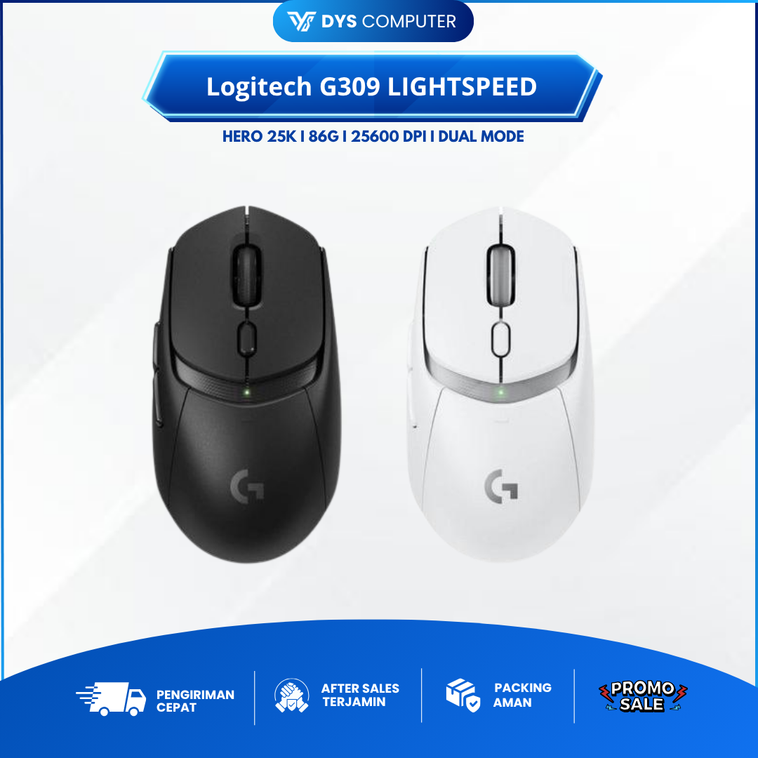 Logitech G309 Lightspeed Wireless Gaming Mouse Hero 25K