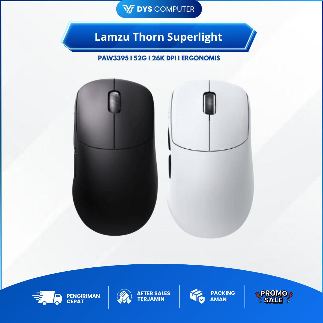 Lamzu Thorn Superlight Wireless Gaming Mouse Ergonomic