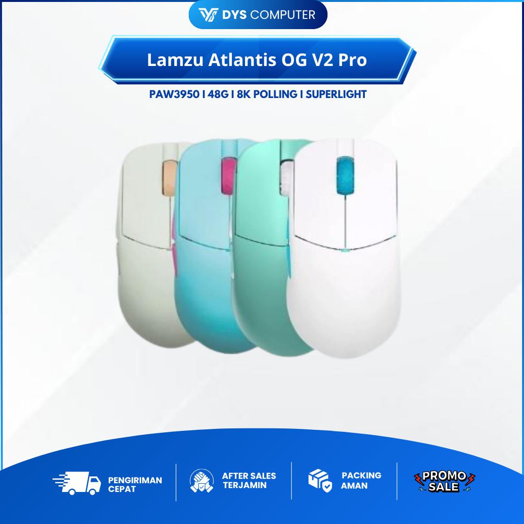 Lamzu Atlantis OG V2 Pro Wireless Superlight Gaming Mouse