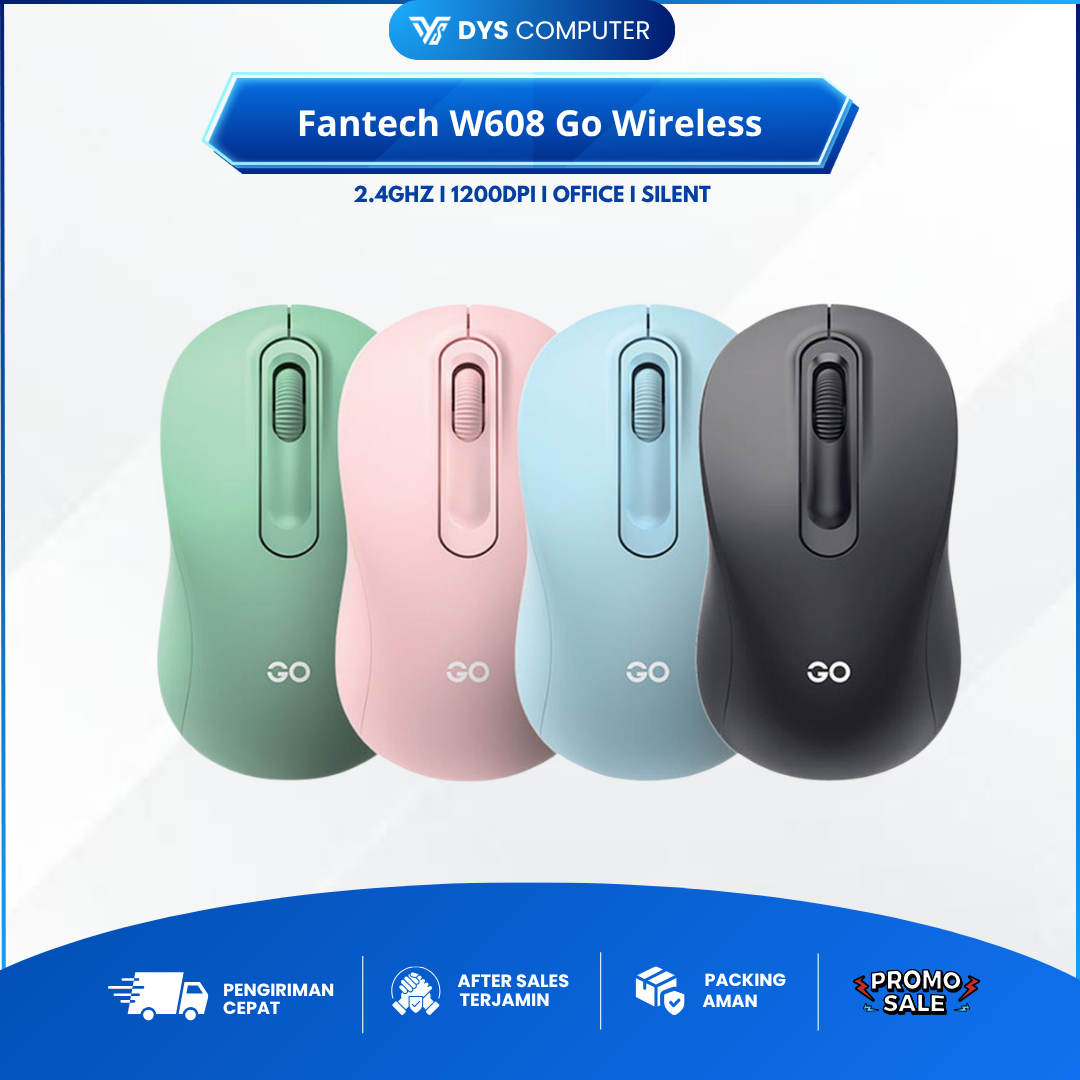 Fantech W608 Go Wireless Office Mouse 2.4Ghz 1200DPI W-608 W 608 