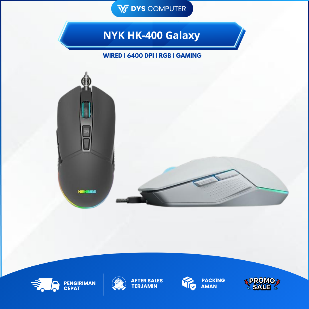NYK HK-400 GALAXY - HK400/HK 400 Gaming Mouse