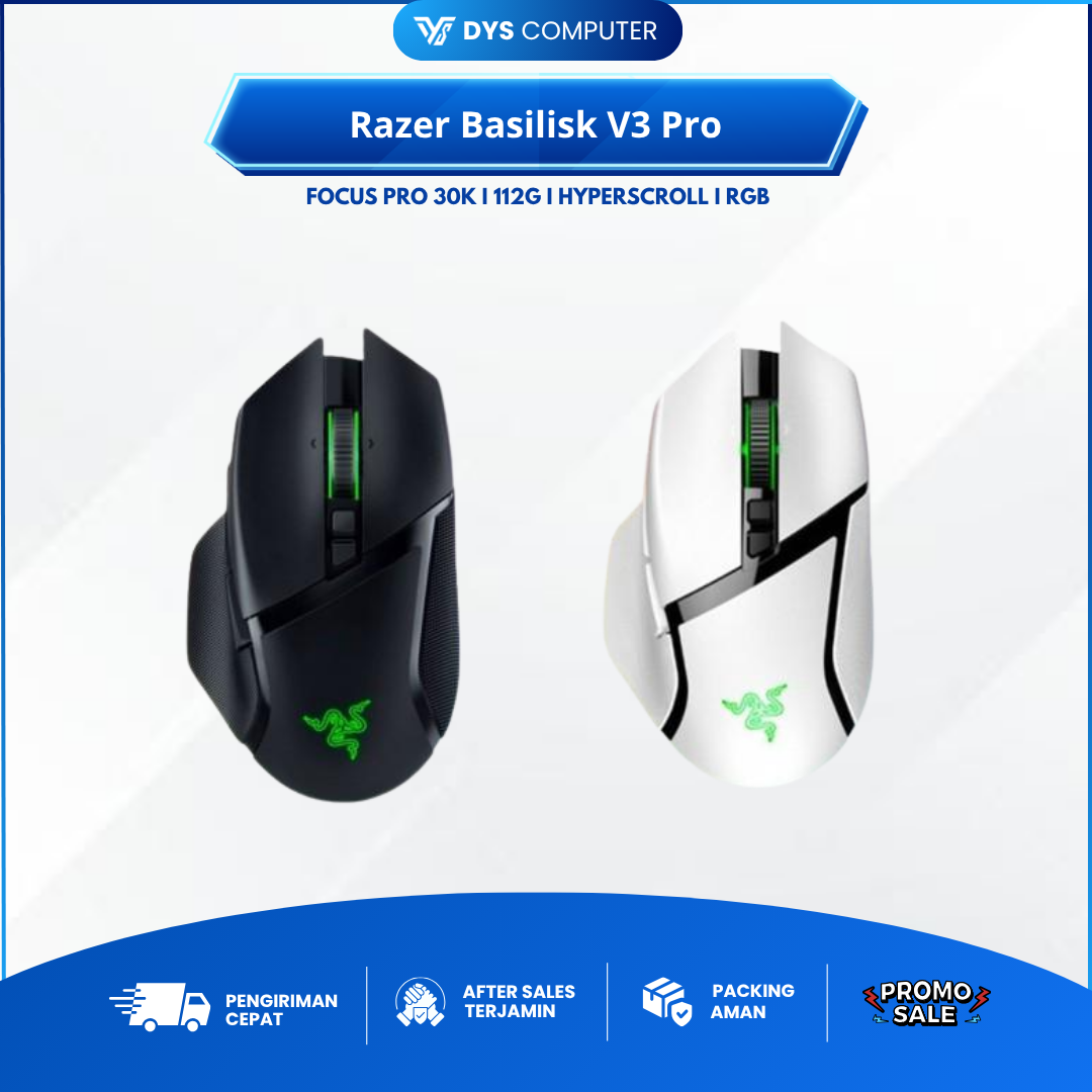 Razer Basilisk V3 Pro - Wireless RGB Optical Switch Gaming Mouse