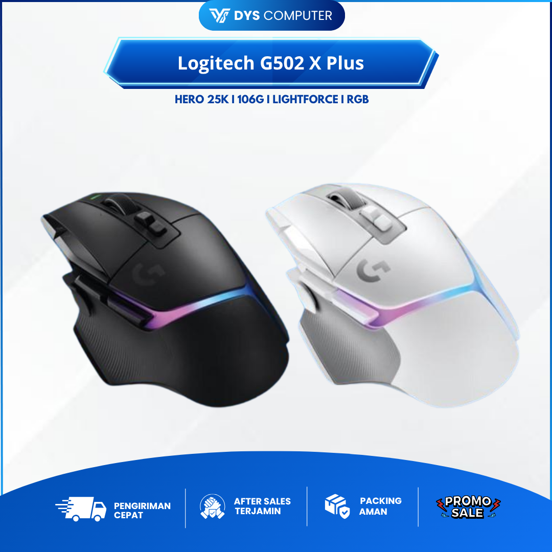 Logitech G502X Plus Wireless RGB - Gaming Mouse 