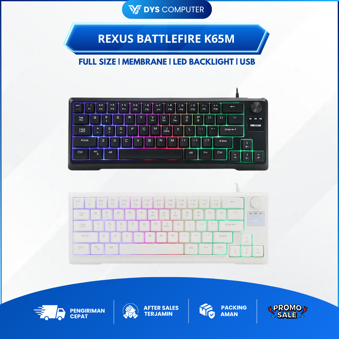 Rexus K65M / K-65M Battlefire WIred Gaming Keyboard Membrane 