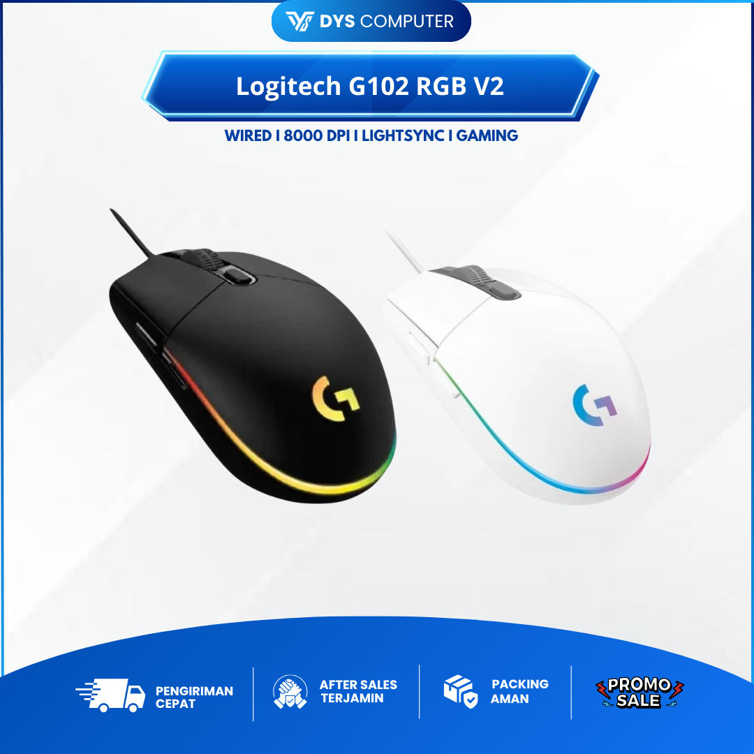Logitech G102 RGB v2 Lightsync G102LS G203 RGB Gaming Mouse