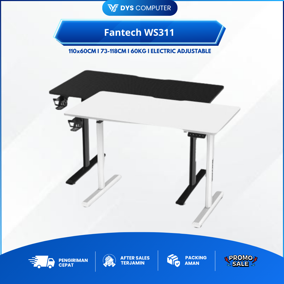 Fantech WS311 / WS-311 Adjustable Gaming Rising Desk Meja Komputer Kantor 