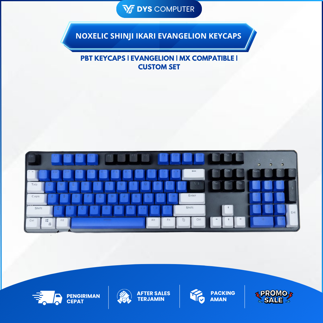Noxelic Keycaps PBT Shinji Ikari Evangelion 