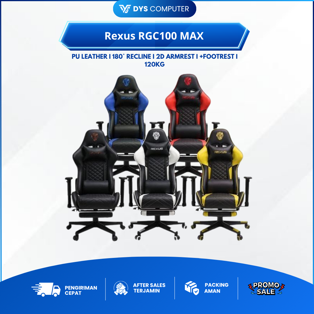 Rexus RGC100 MAX Gaming Chair - RGC-100 RGC 100 Kursi