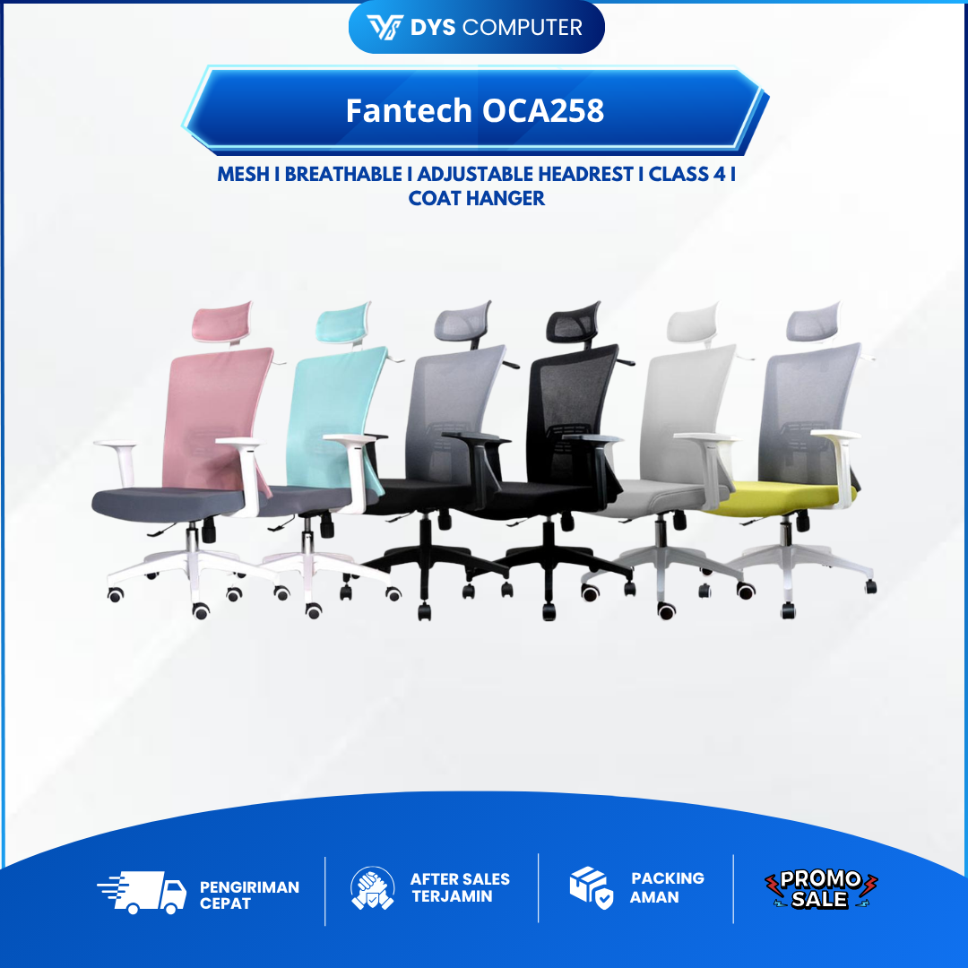 Fantech Kursi Kerja Kantor OCA258 / OC-A258 Premium Office Chair 
