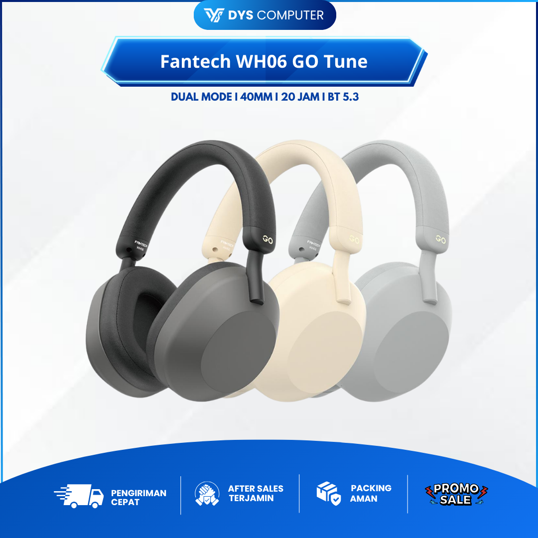 Fantech WH06 WH-06 GO Tune Wireless Headphone Bluetooth Dual Mode Headset