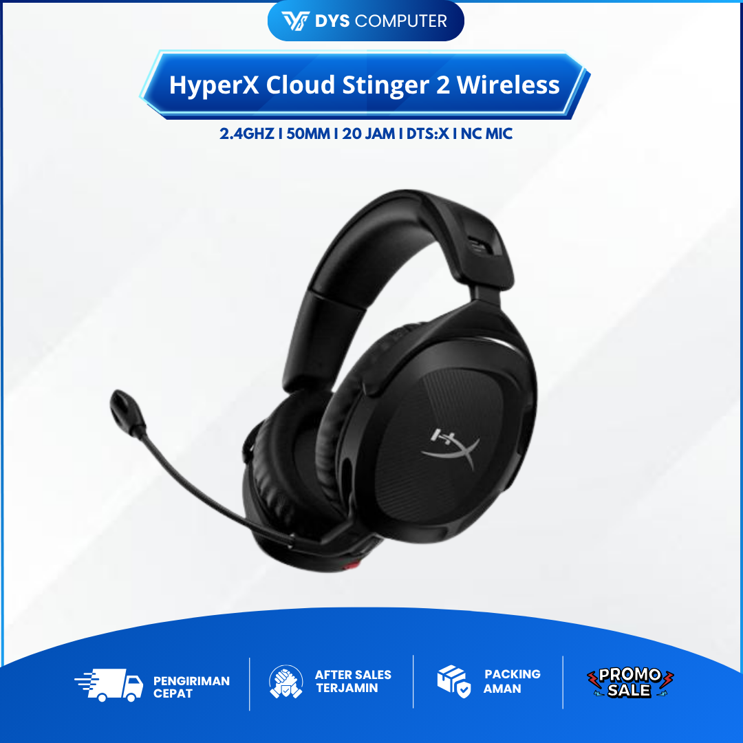HyperX Cloud Stinger 2 Wireless Gaming Headset USB Wireless with Mic