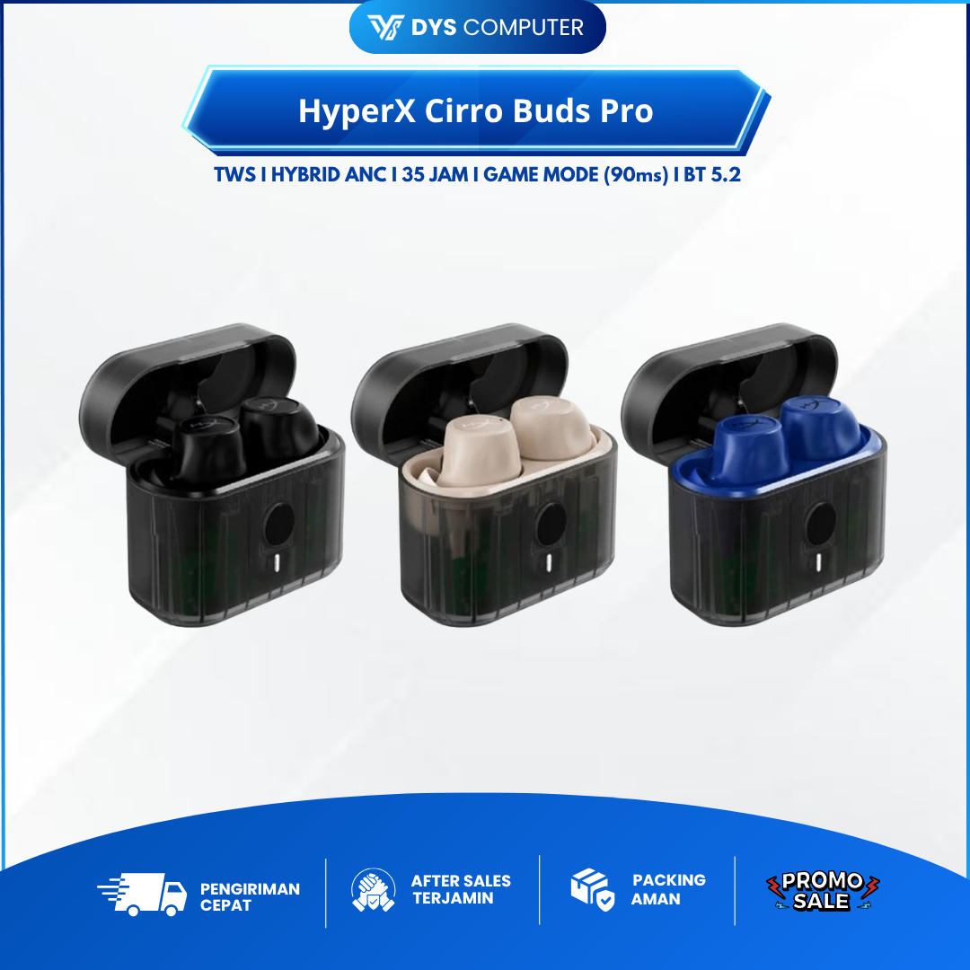 HyperX Cirro Buds Pro Wireless Earbuds Gaming TWS Earphone Bluetooth 